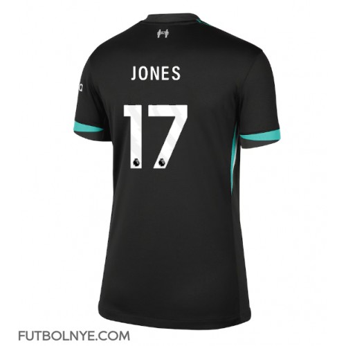 Camiseta Liverpool Curtis Jones #17 Visitante Equipación para mujer 2024-25 manga corta